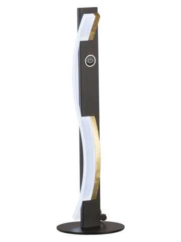 FISCHER & HONSEL LED-Tischleuchte "Bridge" in Schwarz - Ø 13 cm x (H)42 cm