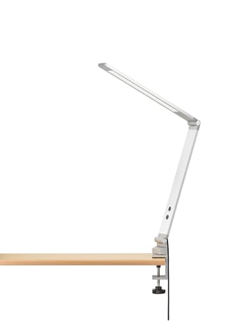 FISCHER & HONSEL LED-Klemmleuchte in Silber - (H)38 cm