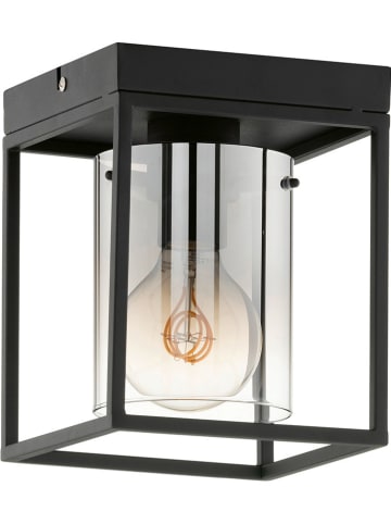 FISCHER & HONSEL Lampa sufitowa "Samu" w kolorze czarnym - 16 x 16 cm