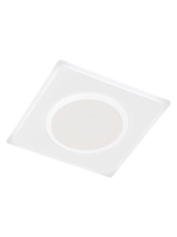 FISCHER & HONSEL Ledplafonnière "Bisi" wit - (B)38 x (H)6 x (D)38 cm