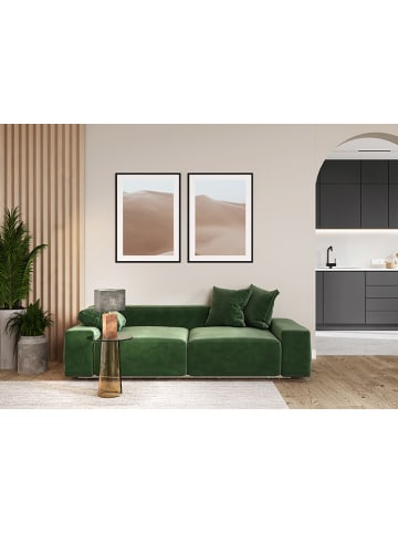 FISCHER & HONSEL Lampa stołowa "Bronco" w kolorze szaro-jasnobrązowym - 30 x 50 x 13 cm