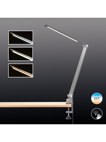 FISCHER & HONSEL Ledklemlamp zilverkleurig - (H)38 cm