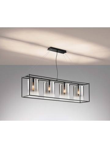 FISCHER & HONSEL Hanglamp "Samu" zwart - (B)115 x (H)150 x (D)22 cm