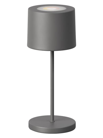 FH Lighting Ledtafellamp "Bologna Pro" grijs - (H)28 x Ø 12 cm