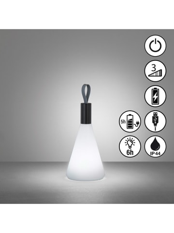 FH Lighting Lampa stołowa LED "Prian" w kolorze białym - wys. 31,5 x Ø 12 cm