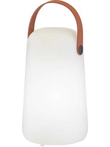 FISCHER & HONSEL Lampa stołowa LED "Collgar" w kolorze białym - wys. 21 x Ø 12,5 cm