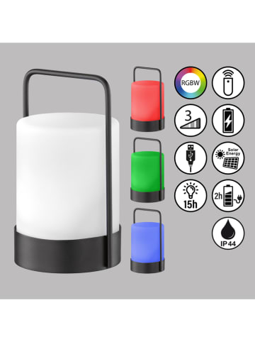 FISCHER & HONSEL Lampa stołowa LED "Casoli" w kolorze białym - wys. 20 x Ø 12 cm