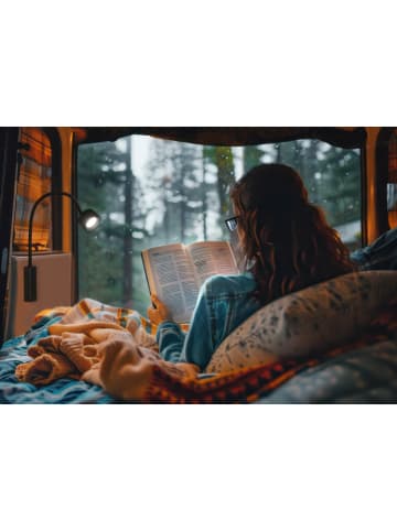 FH Lighting Lampa ścienna LED w kolorze czarnym - wys. 40 cm