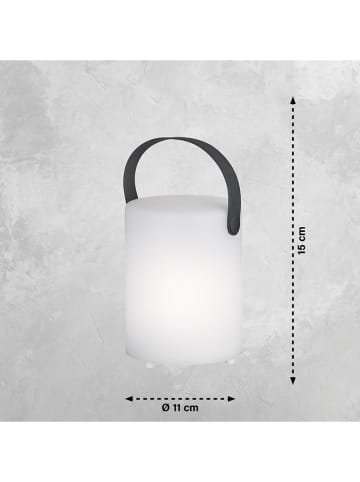 FISCHER & HONSEL 2er-Set: LED-Außenleuchten "Ciro" in Weiß - (H)15 x Ø 11 cm