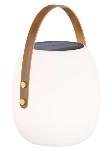 FH Lighting Solarna lampa stołowa LED "Bell" w kolorze białym - wys. 34 x Ø 22 cm