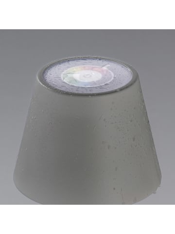 FH Lighting Lampy stołowe LED (2 szt.) "Cosenza" w kolorze szarym - wys. 38 x Ø 12 cm