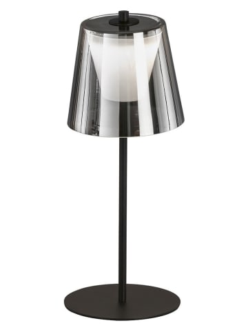 FH Lighting Ledtafellamp "Marbella" zwart - (H)35 x Ø 14 cm