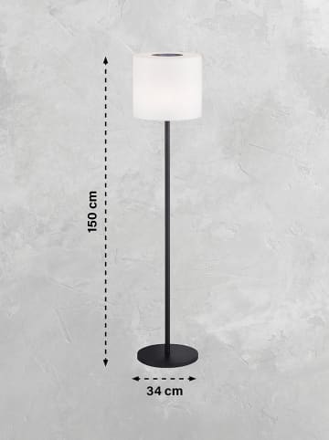 FH Lighting LED-Solar-Standleuchte in Schwarz/ Weiß - (H)150 cm