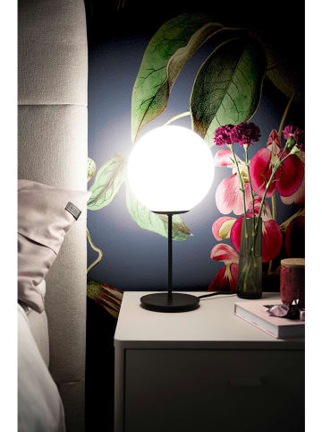 FISCHER & HONSEL Lampa stołowa "Palais" w kolorze białym - wys. 41,5 x Ø 25 cm