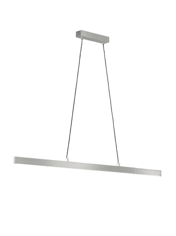 Schöner Wohnen Kollektion Ledhanglamp 'Stripe" zilverkleurig - (B)110 x (H)250 cm