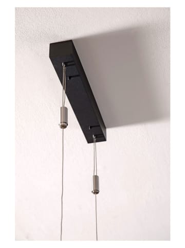 FH Lighting LED-Pendelleuchte "Straight" in Grau - (B)140 x (H)150 cm