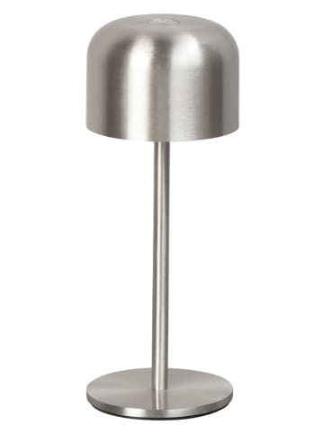 FH Lighting LED-Außenleuchte "Finley" in Silber - (H)22 x Ø 8,7 cm