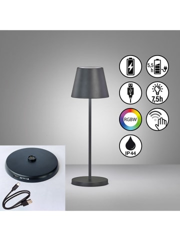 FH Lighting Lampa stołowa LED "Cosenza 2.0" w kolorze czarnym - wys. 34 x Ø 11 cm