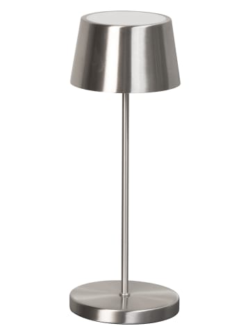 FH Lighting Lampa stołowa LED "Asena" w kolorze srebrnym - wys. 30 x Ø 11 cm