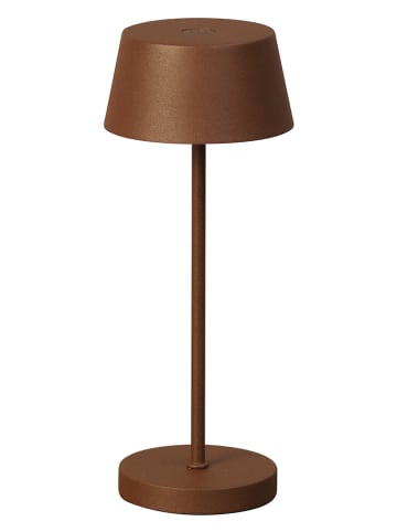 FH Lighting Lampa stołowa LED "Sienna" w kolorze jasnobrązowym - wys. 24 x Ø 10 cm