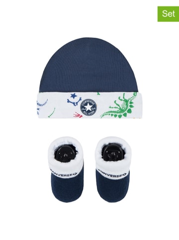 Converse 2-częściowy zestaw w kolorze biało-granatowym
