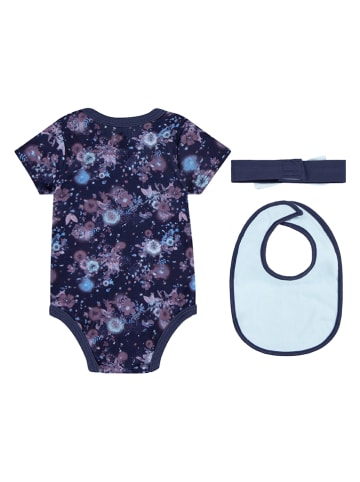 Converse 3tlg. Erstlingsset in Dunkelblau/ Hellblau