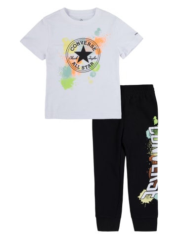 Converse 2tlg. Outfit in Weiß/ Schwarz