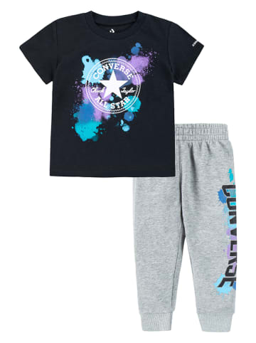 Converse 2tlg. Outfit in Schwarz/ Grau
