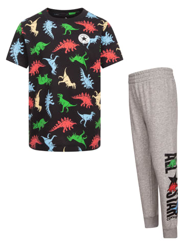 Converse 2tlg. Outfit in Schwarz/ Grau