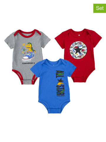 Converse Body (3 szt.) w kolorze niebiesko-szaro-czerwonym