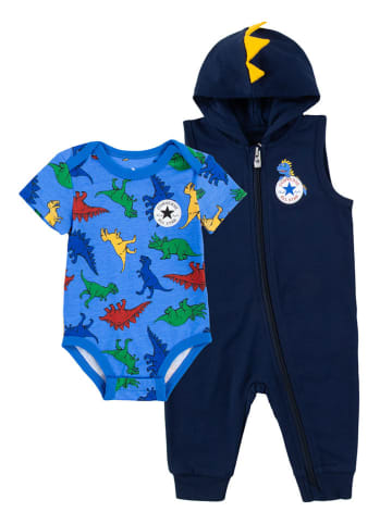 Converse 2-delige outfit donkerblauw/meerkleurig