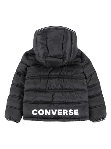 Converse Doorgestikte jas zwart