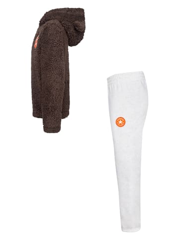 Converse 2tlg. Outfit in Braun/ Weiß