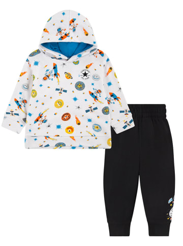 Converse 2tlg. Outfit in Weiß/ Bunt/ Schwarz