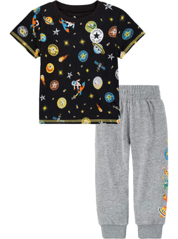 Converse 2tlg. Outfit in Schwarz/ Grau