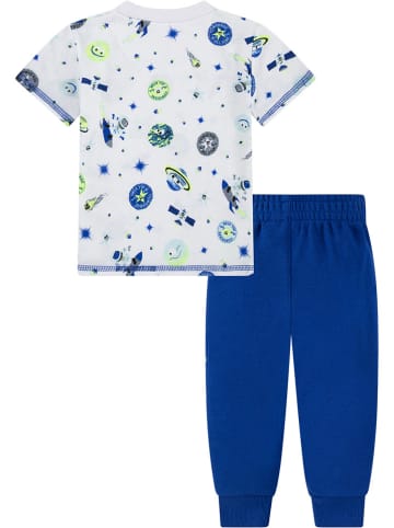 Converse 2-delige outfit wit/blauw