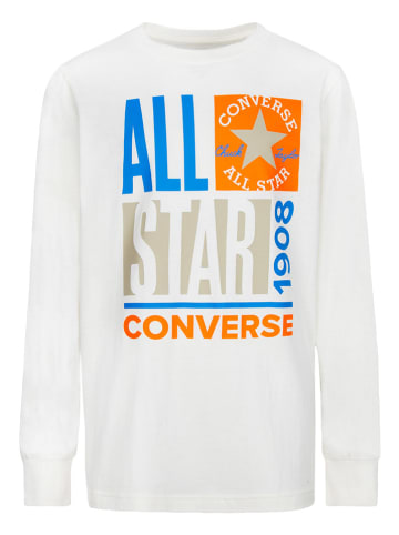 Converse Longsleeve in Weiß/ Bunt