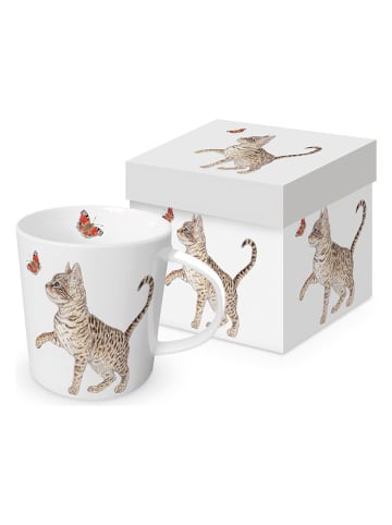 ppd Kubek jumbo "Celine" w kolorze białym - 350 ml