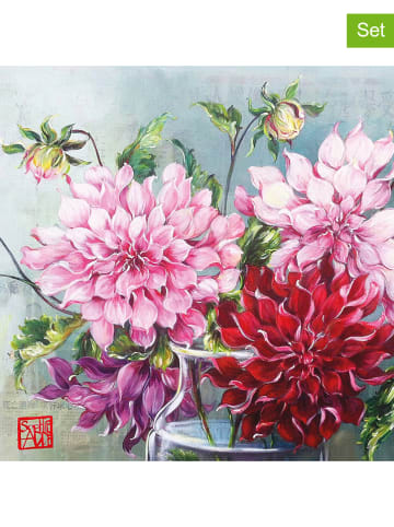 ppd Serwetki (40 szt.) "Pink Fusion" w kolorze różowym ze wzorem