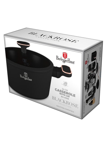 Berlinger Haus 2-częściowy zestaw "Black Rose Collection" w kolorze czarnym - Ø 24 cm