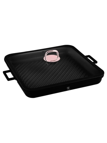 Berlinger Haus Patelnia grillowa "Black Rose Collection" w kolorze czarnym - 34 x 34 cm