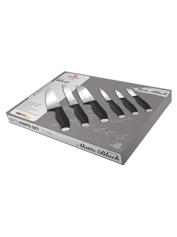 Berlinger Haus 6-delige keukenmessenset zwart