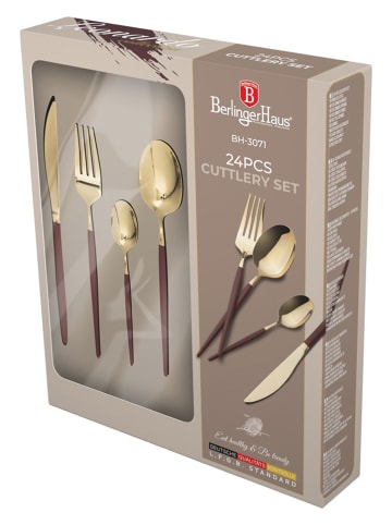 Berlinger Haus 24tlg. Besteck-Set in Gold