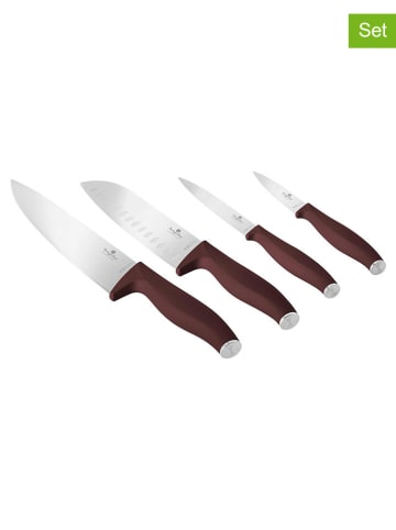 Berlinger Haus 4-delige keukenmessenset bordeaux