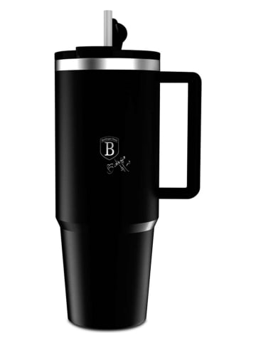 Berlinger Haus Kubek termiczny "Matte Black Collection" w kolorze czarnym - 1 l