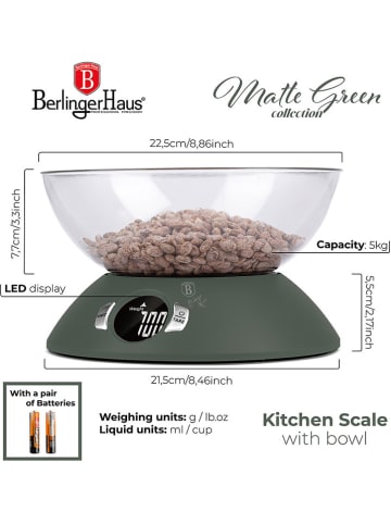 Berlinger Haus Keukenweegschaal groen