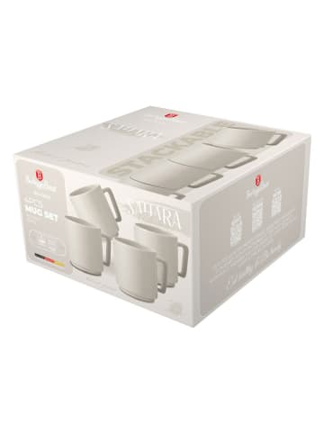 Berlinger Haus Kubki (4 szt.) w kolorze kremowym do kawy - 300 ml