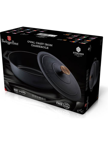 Berlinger Haus 2-delige set: braadpan zwart - (L)30 x (B)22 cm