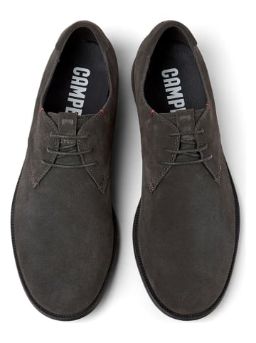 Camper Leren veterschoenen kaki