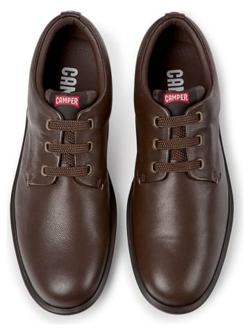 Camper Leren veterschoenen bruin